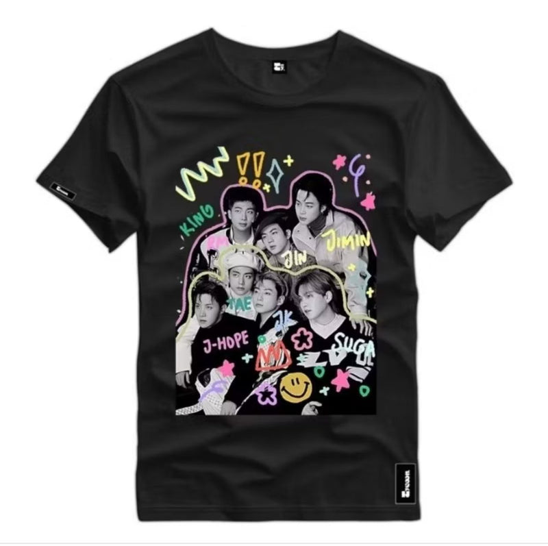 Camisa  Unissex BTS Fã Club – Blusa T-Shirt K-Pop