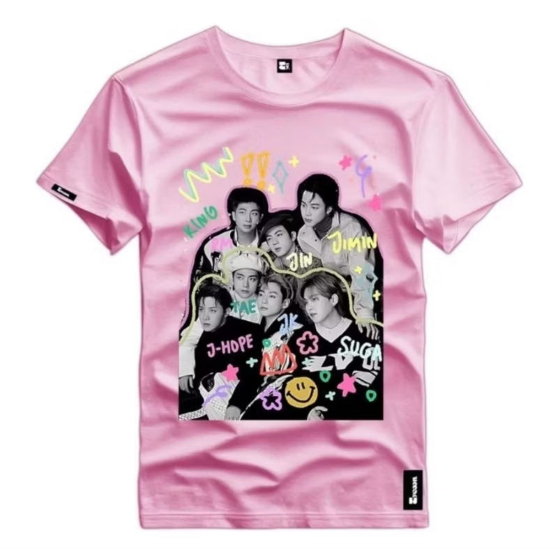 Camisa  Unissex BTS Fã Club – Blusa T-Shirt K-Pop