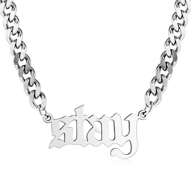 Colar “Stay”  Aço Inoxidável Premium  Unissex Stray Kids