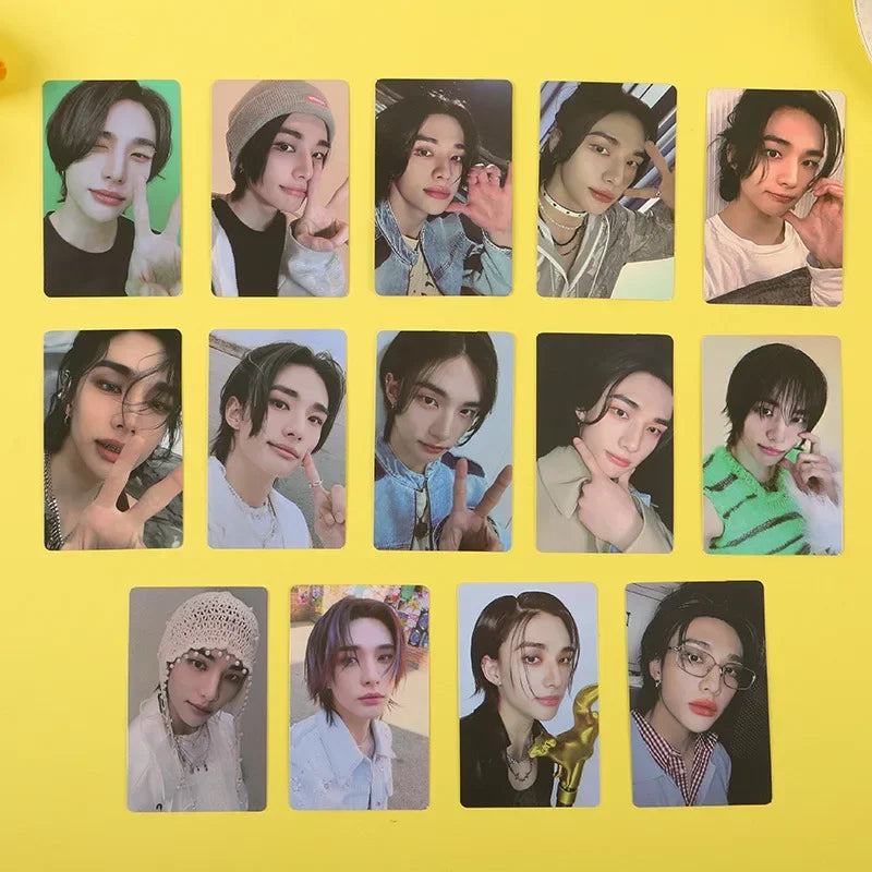 Kit de Cards Stray Kids ATE – LOMO Photocards + Mini Pôsteres e Postcards | Kpop Merch de Hyunjin, Felix e Mais
