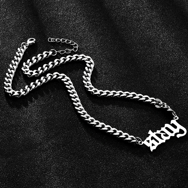 Colar “Stay”  Aço Inoxidável Premium  Unissex Stray Kids