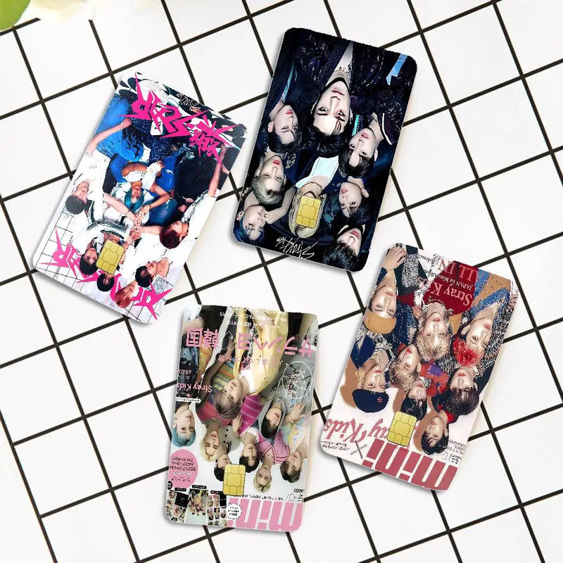 Adesivo de Cartão Stray Kids – À Prova D’Água e Sem Resíduos | Kpop Skz Card Skin