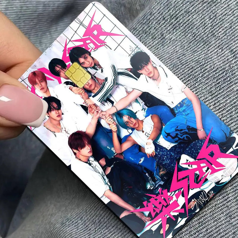 Adesivo de Cartão Stray Kids – À Prova D’Água e Sem Resíduos | Kpop Skz Card Skin