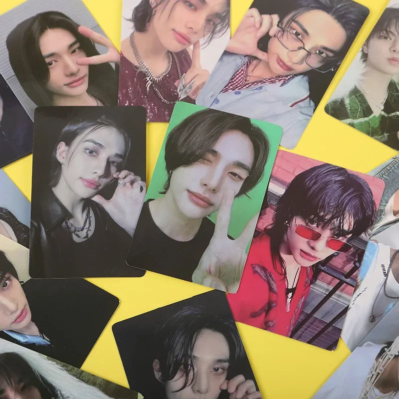 Kit de Cards Stray Kids ATE – LOMO Photocards + Mini Pôsteres e Postcards | Kpop Merch de Hyunjin, Felix e Mais