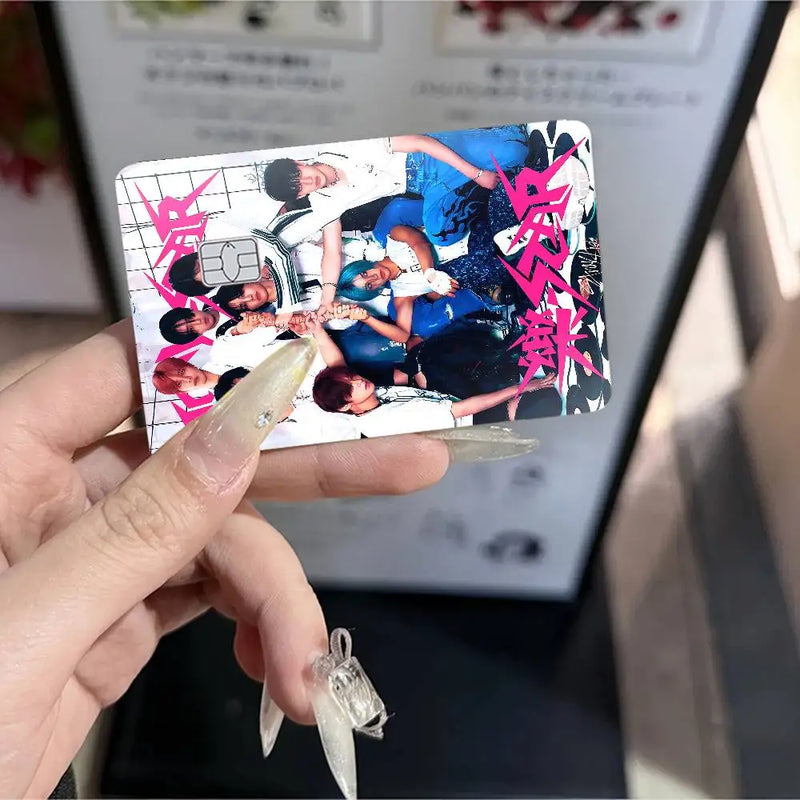 Adesivo de Cartão Stray Kids – À Prova D’Água e Sem Resíduos | Kpop Skz Card Skin