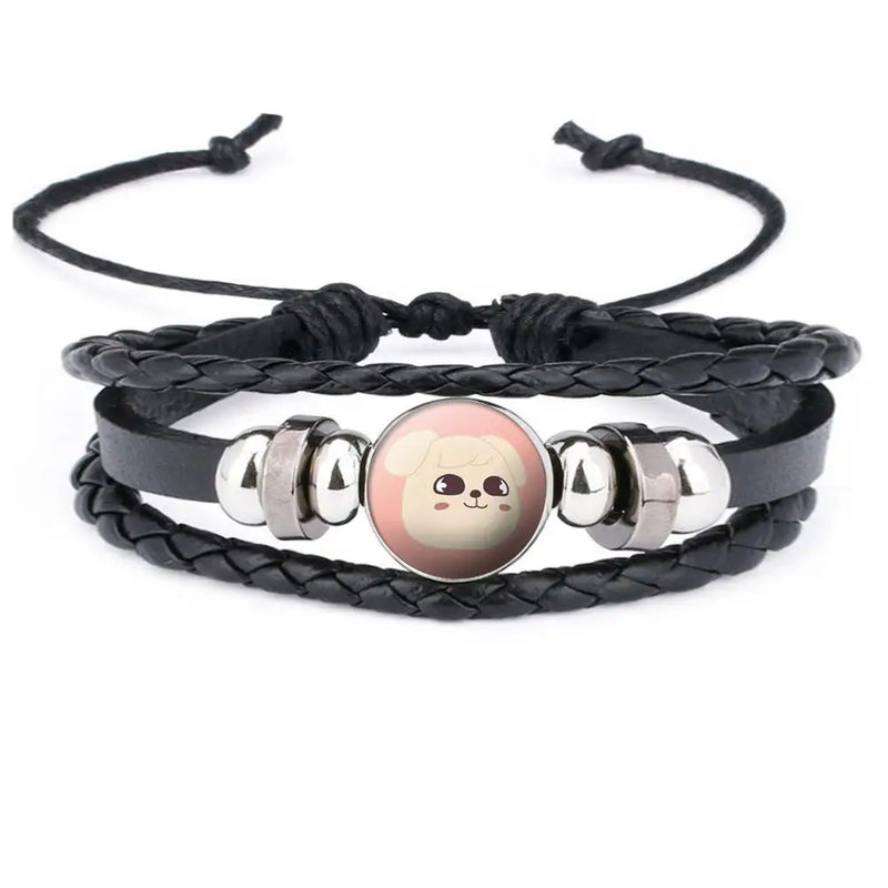Pulseira De Couro Skzoo