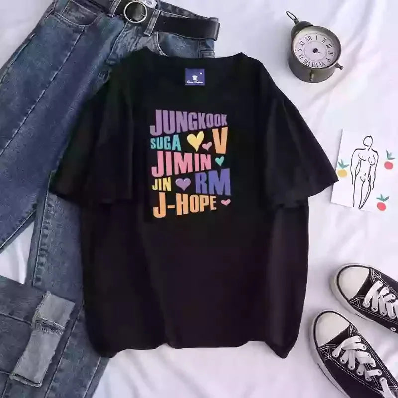 camisa  membros do BTS