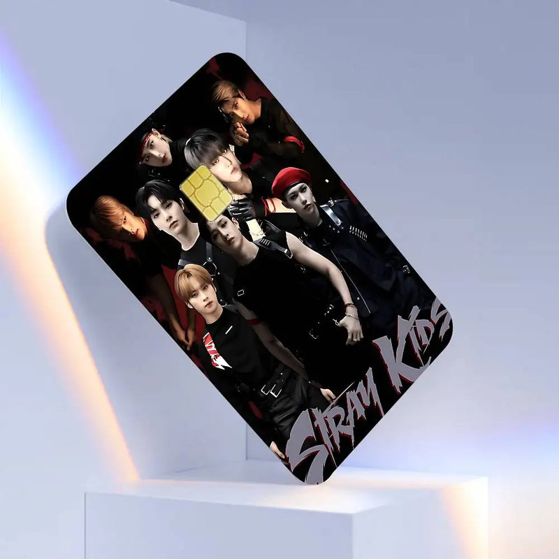 Adesivo de Cartão Stray Kids – À Prova D’Água e Sem Resíduos | Kpop Skz Card Skin