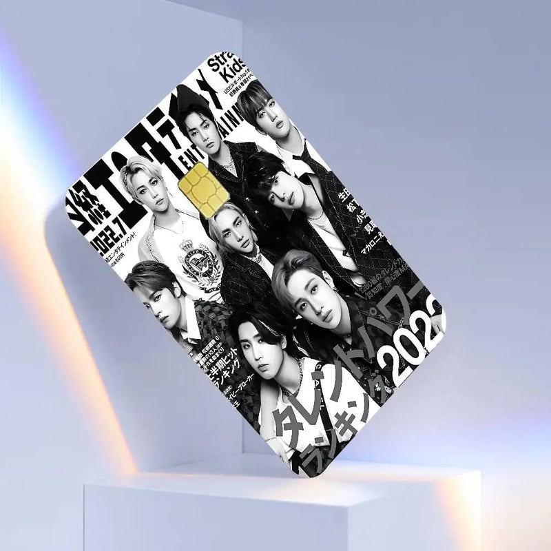 Adesivo de Cartão Stray Kids – À Prova D’Água e Sem Resíduos | Kpop Skz Card Skin
