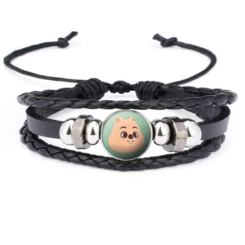 Pulseira De Couro Skzoo