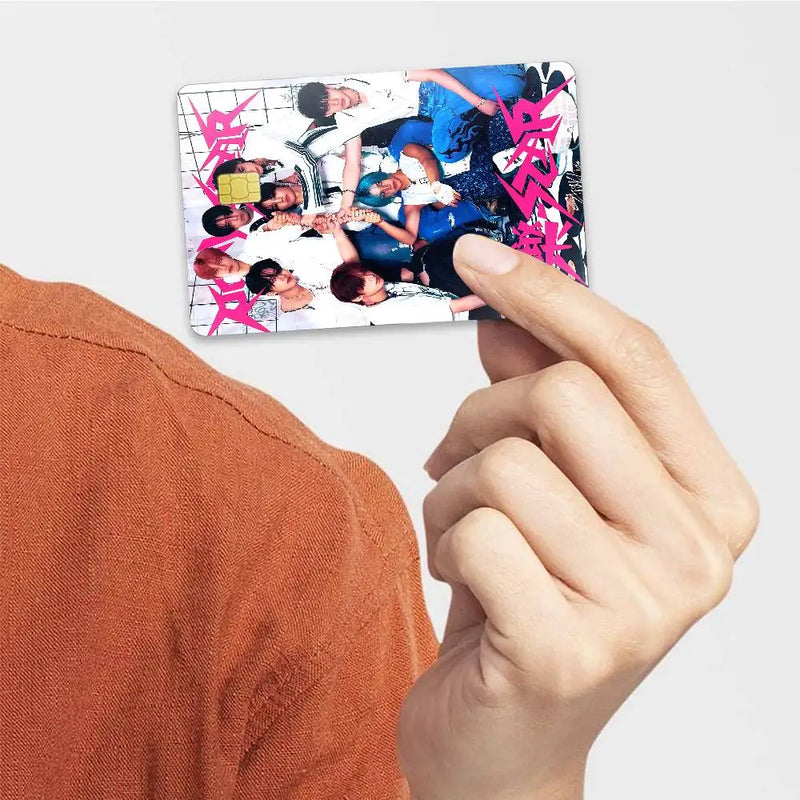 Adesivo de Cartão Stray Kids – À Prova D’Água e Sem Resíduos | Kpop Skz Card Skin