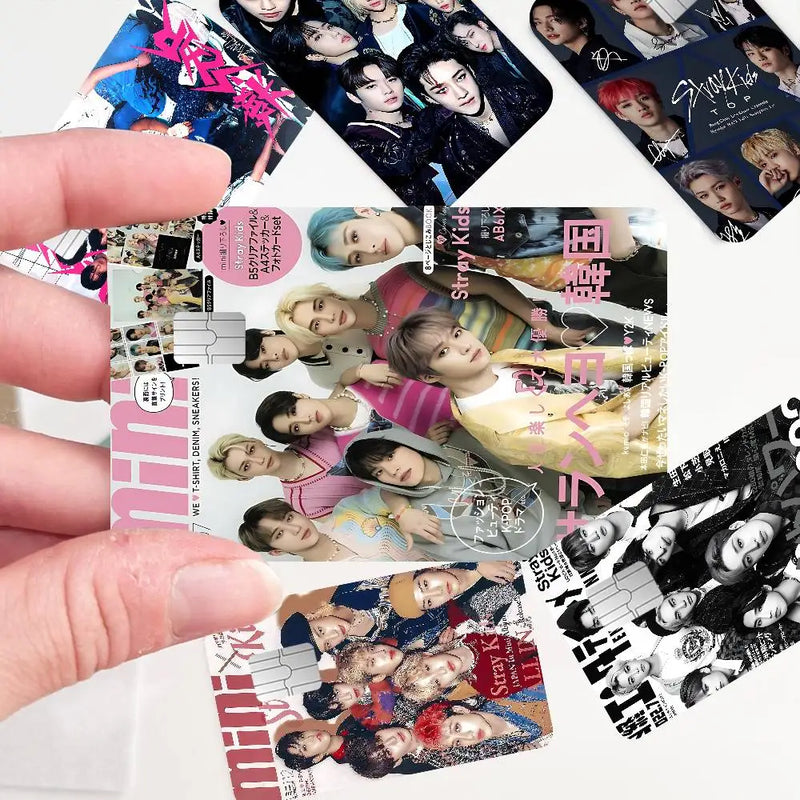 Adesivo de Cartão Stray Kids – À Prova D’Água e Sem Resíduos | Kpop Skz Card Skin