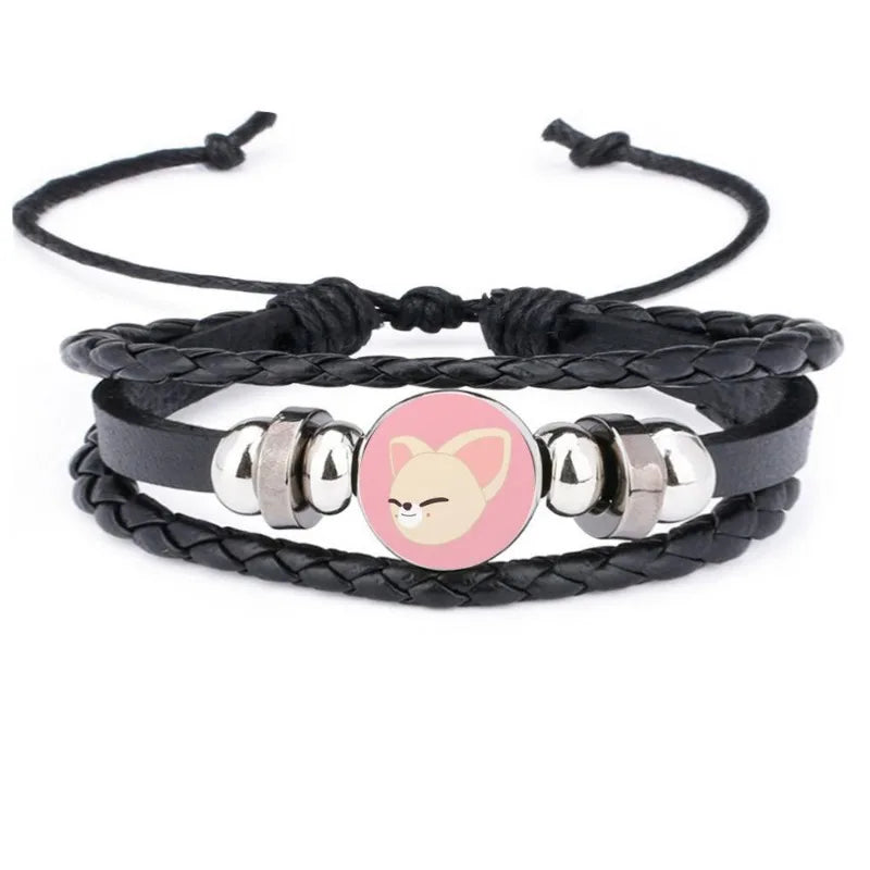 Pulseira De Couro Skzoo