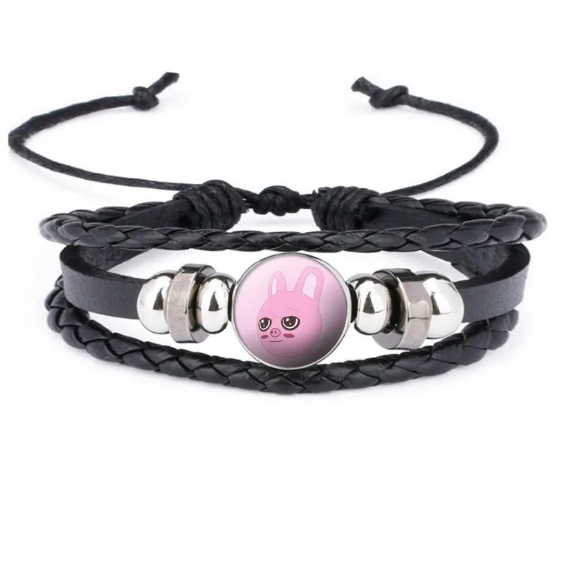 Pulseira De Couro Skzoo
